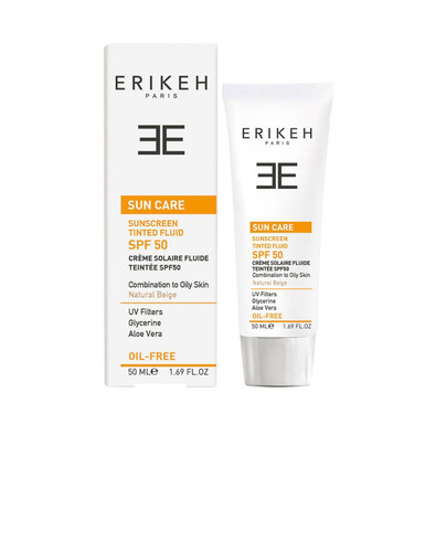 فلوئید ضد آفتاب بژ طبیعی و فاقد چربی دارای spf50
