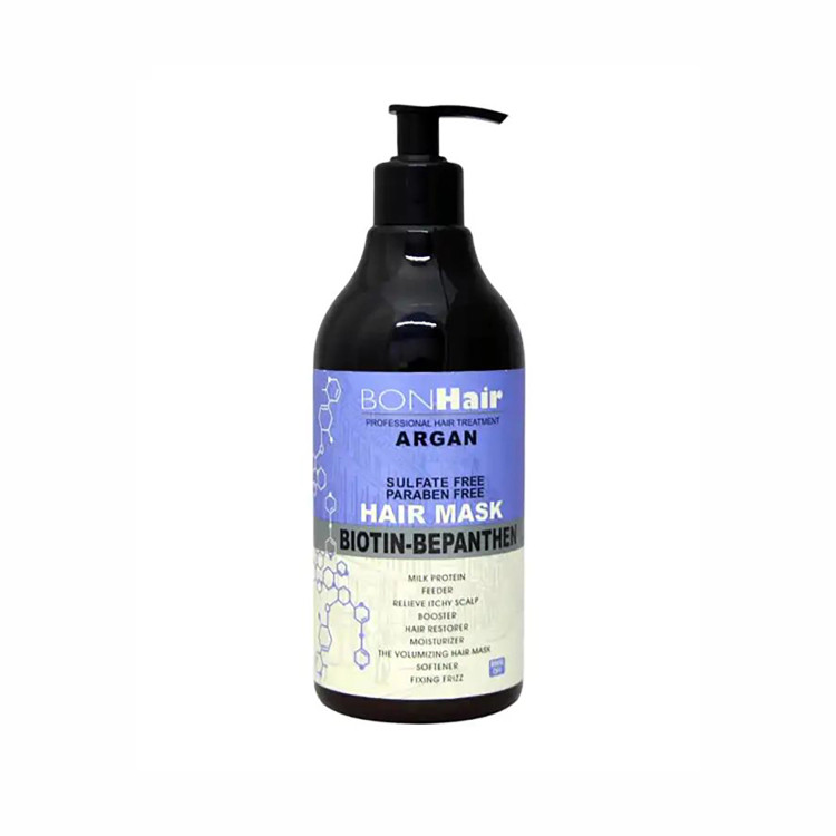 ماسک مو بدون سولفات درمانی بن هیر Bon Hair حاوی روغن آرگان حجم 500ml
